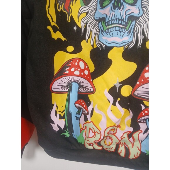 Kids Small Reason "True To This" Back Print Hoodie NWT Streetwear Trippy Graphic - Picture 14 of 16